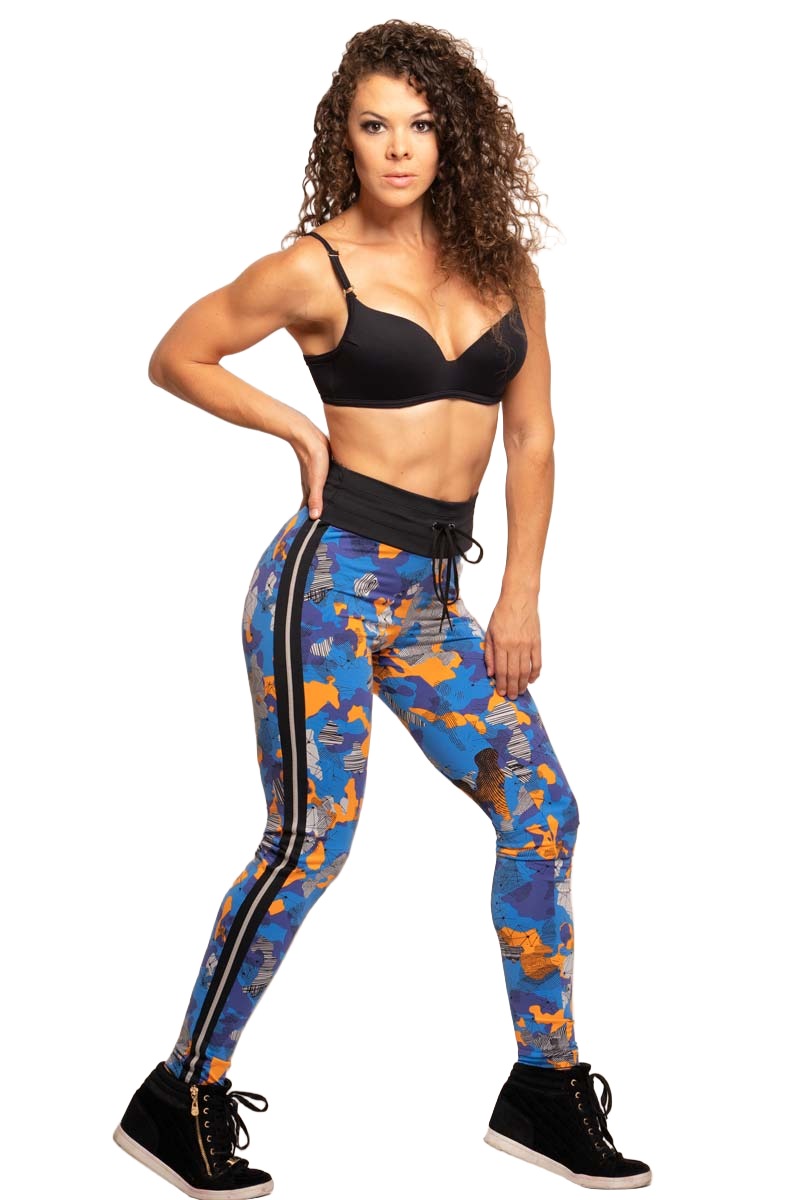 Alto Giro Camo Blues Legging