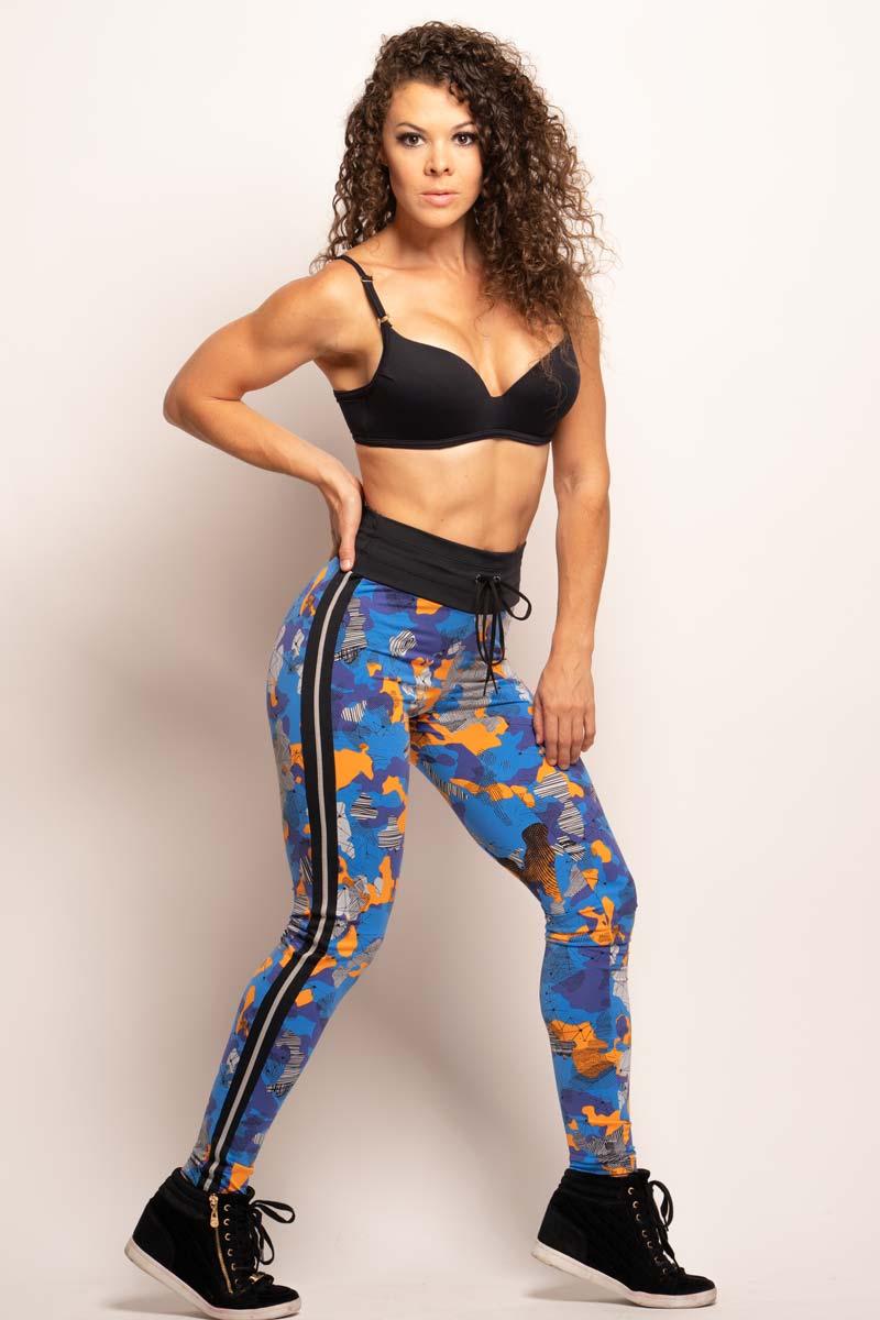 Alto Giro Camo Blues Legging