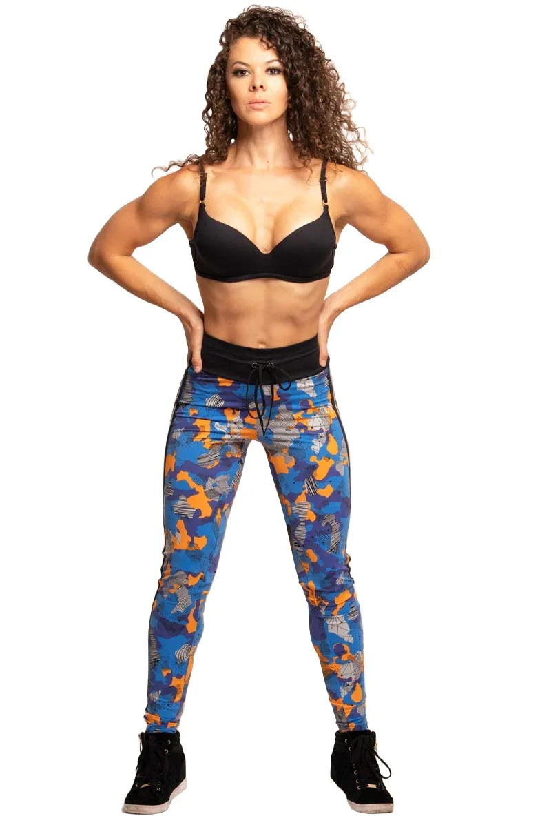 Alto Giro Camo Blues Legging