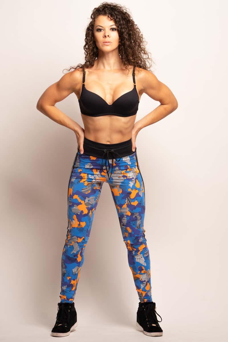 Alto Giro Camo Blues Legging
