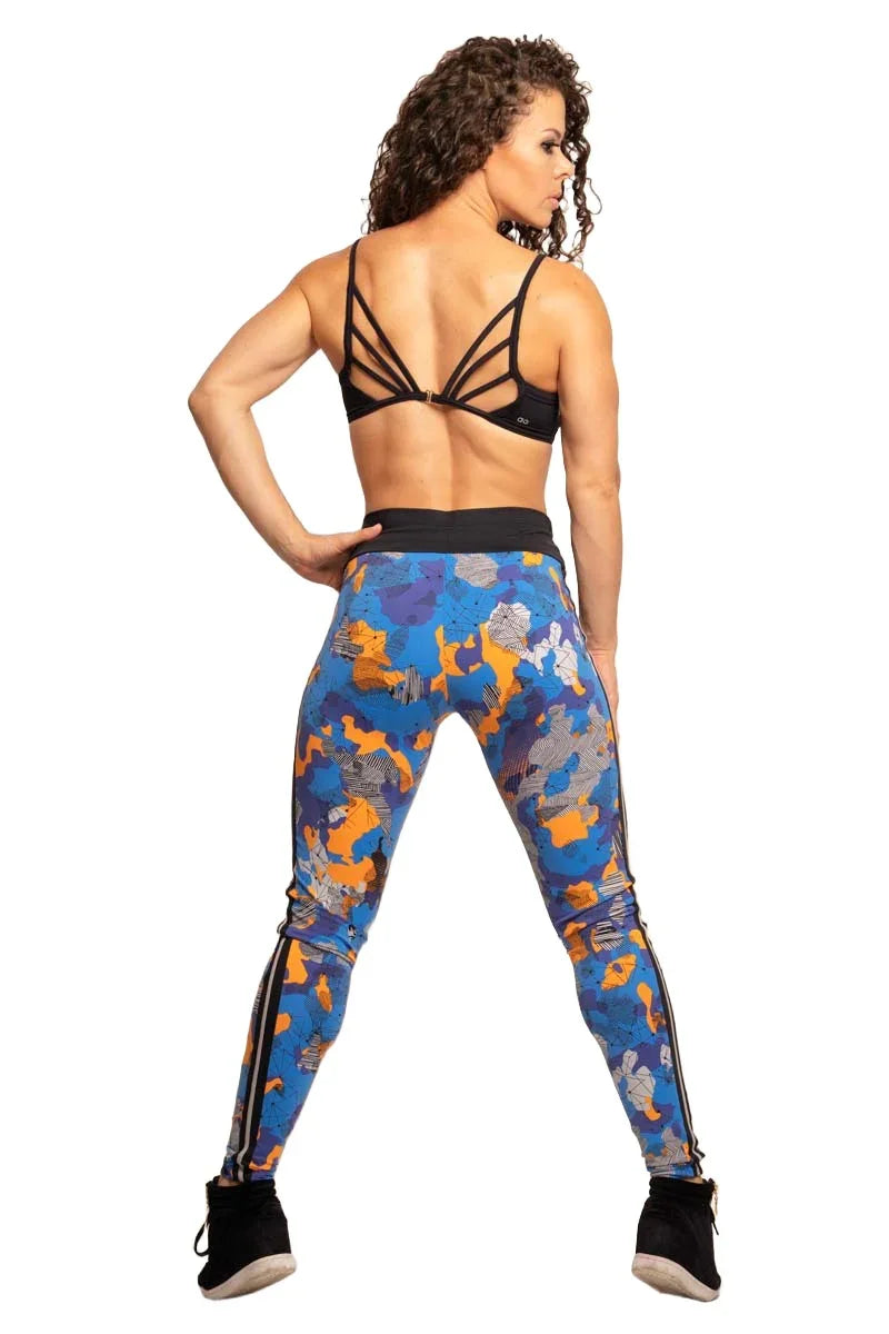 Alto Giro Camo Blues Legging