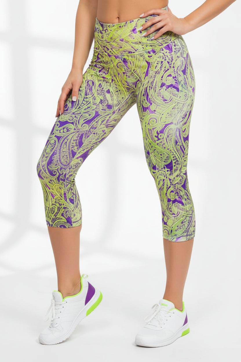 Alto Giro Cashmere Paisley Capri
