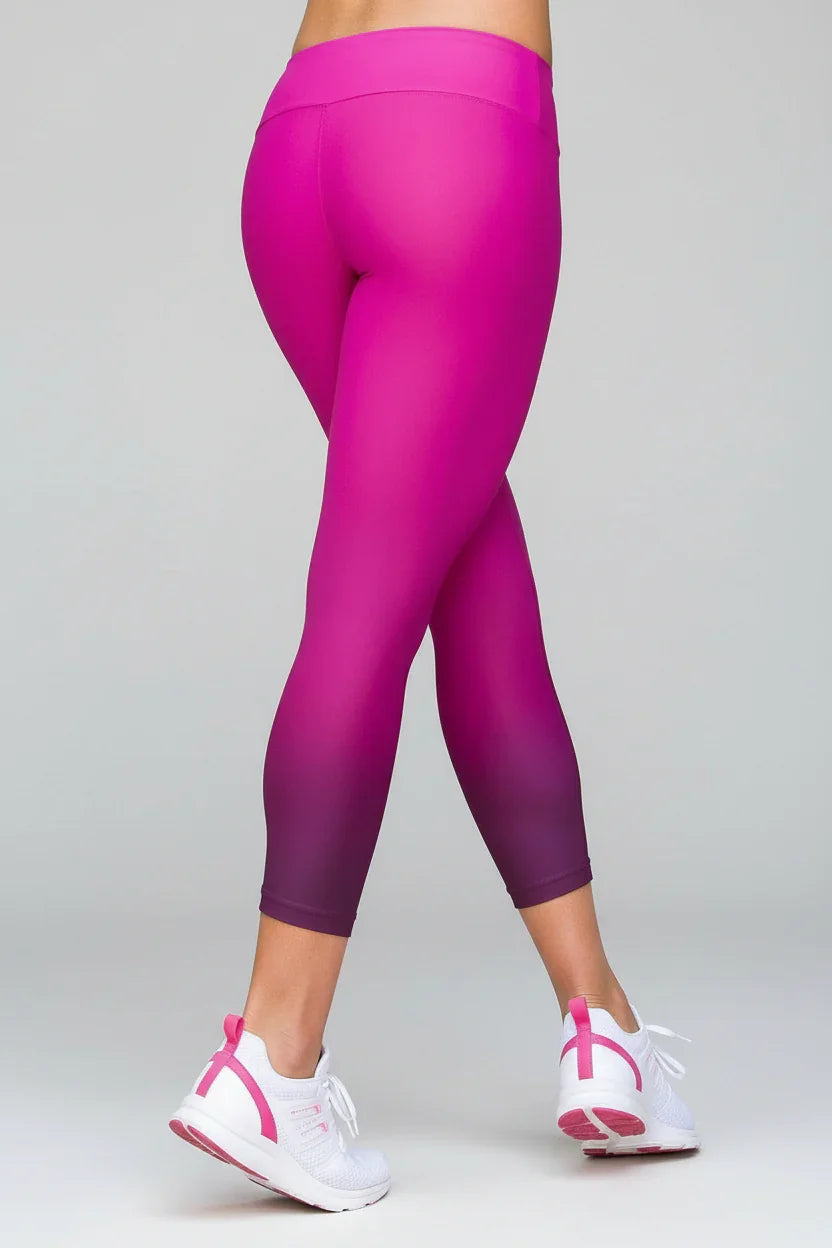 Alto Giro Cerise Ombre 7/8 Legging