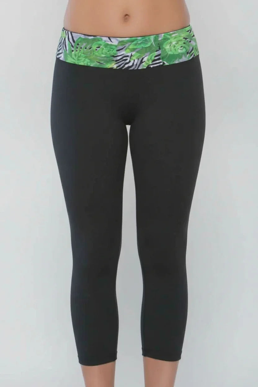 Body Brazil Earth Elements Zipper Lacey Capri