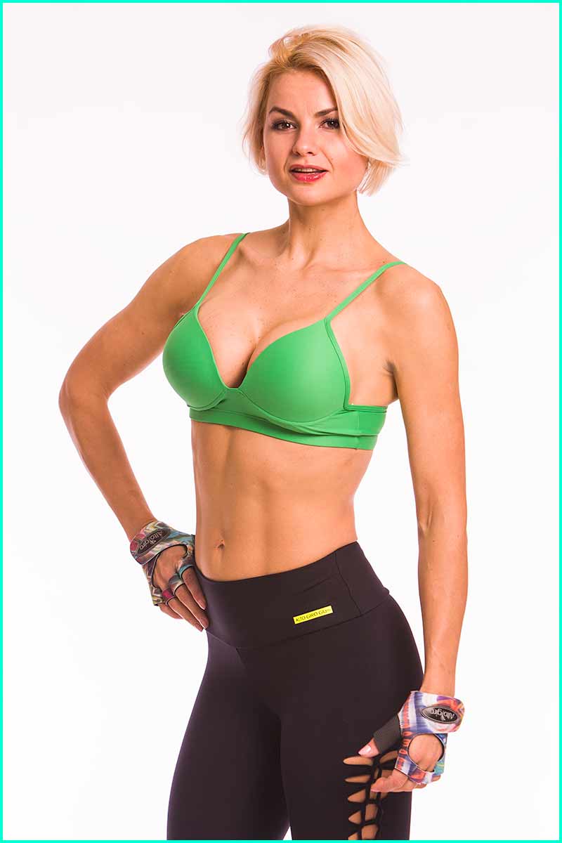 Green Emerald Enhancing Padded Cup Alto Giro Bikini Bra – Body Brazil