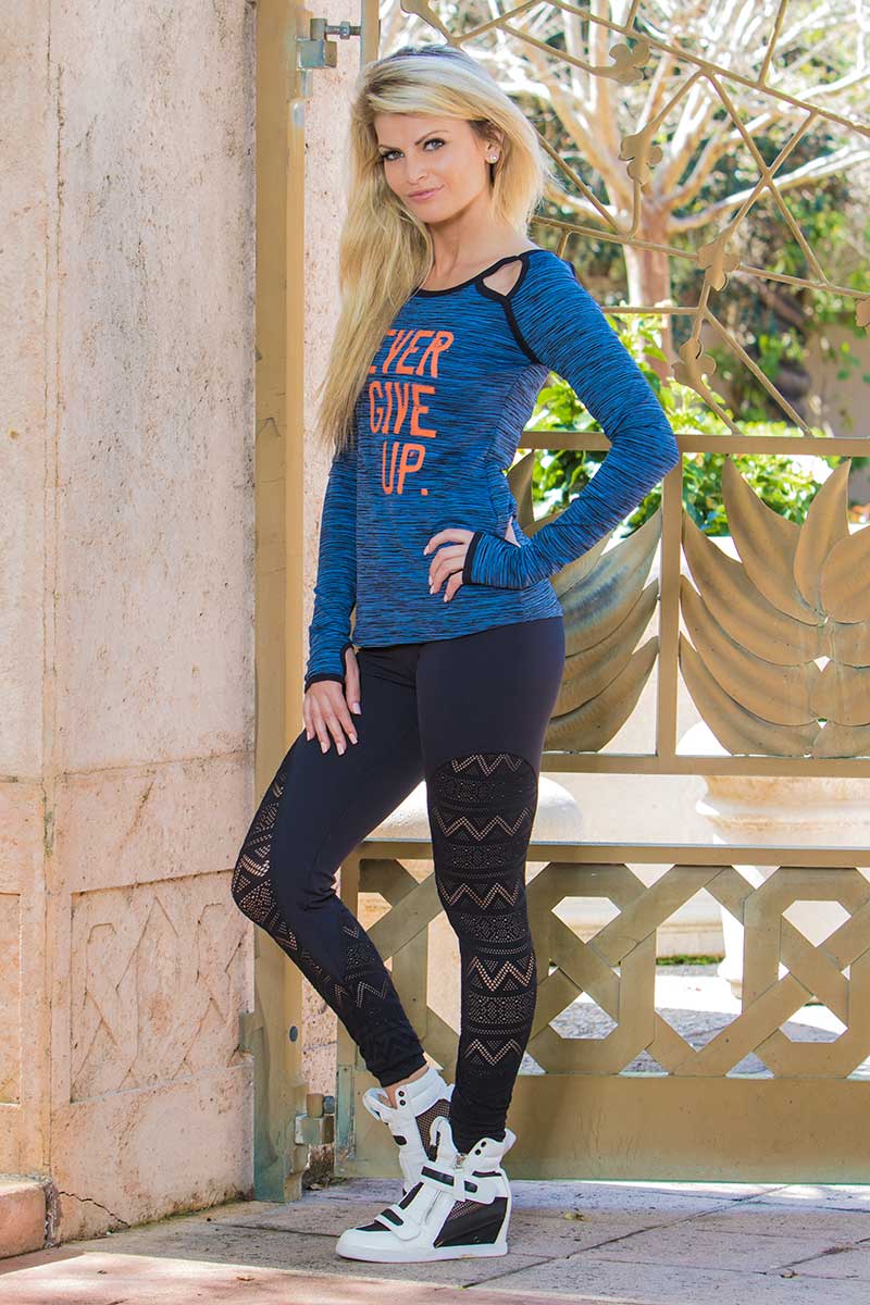 Alto Giro Euphoria Lace Anti-Cellulite Emana Legging