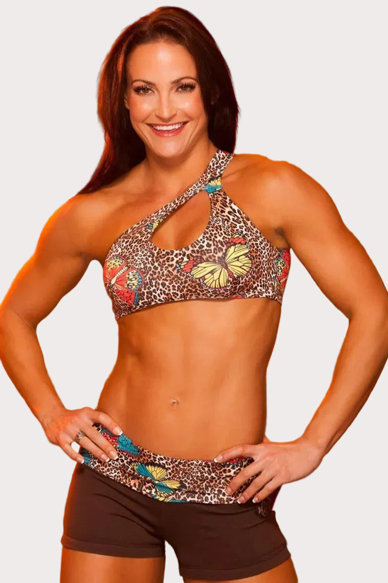 Body Brazil Leopard Butterfly Tear Drop Bra