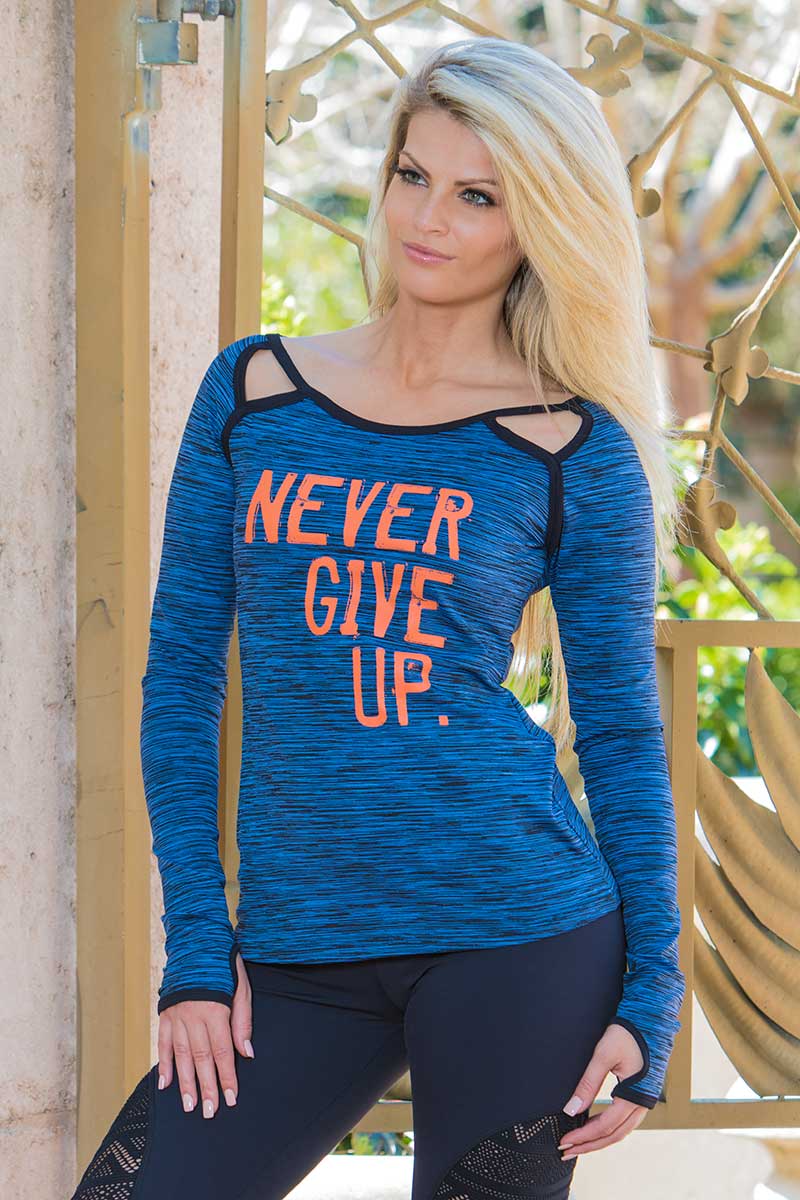 Alto Giro Never Give Up Blue Top