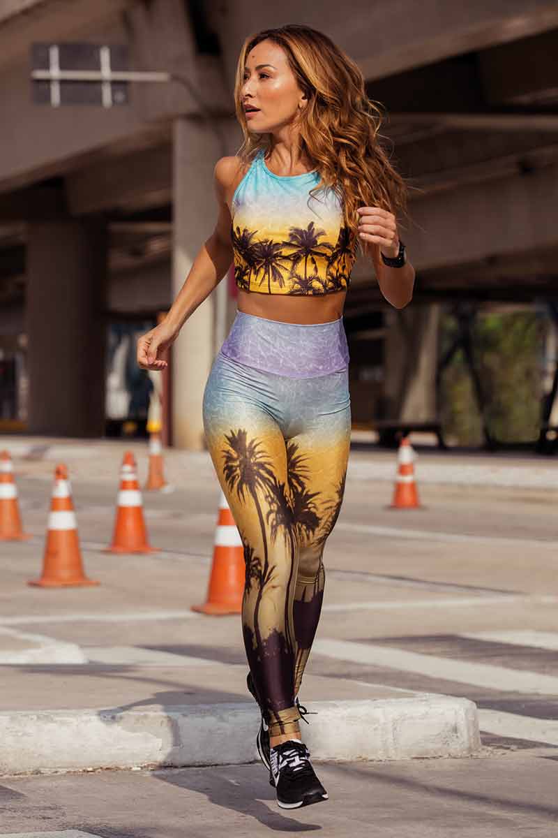 Alto Giro Palm Paradise Legging