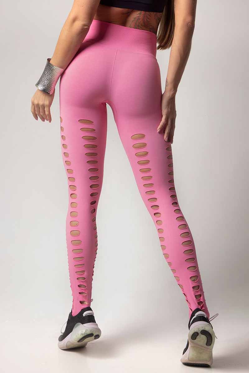 Pink Edge Seamless Anti-Cellulite Legging