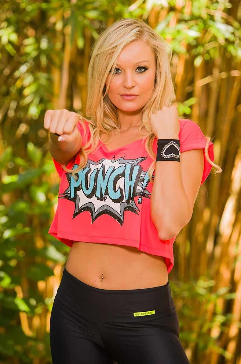 Alto Giro Punch Glow Cropped Top