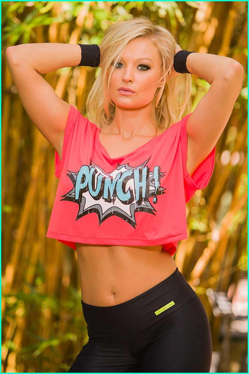 Alto Giro Punch Glow Cropped Top