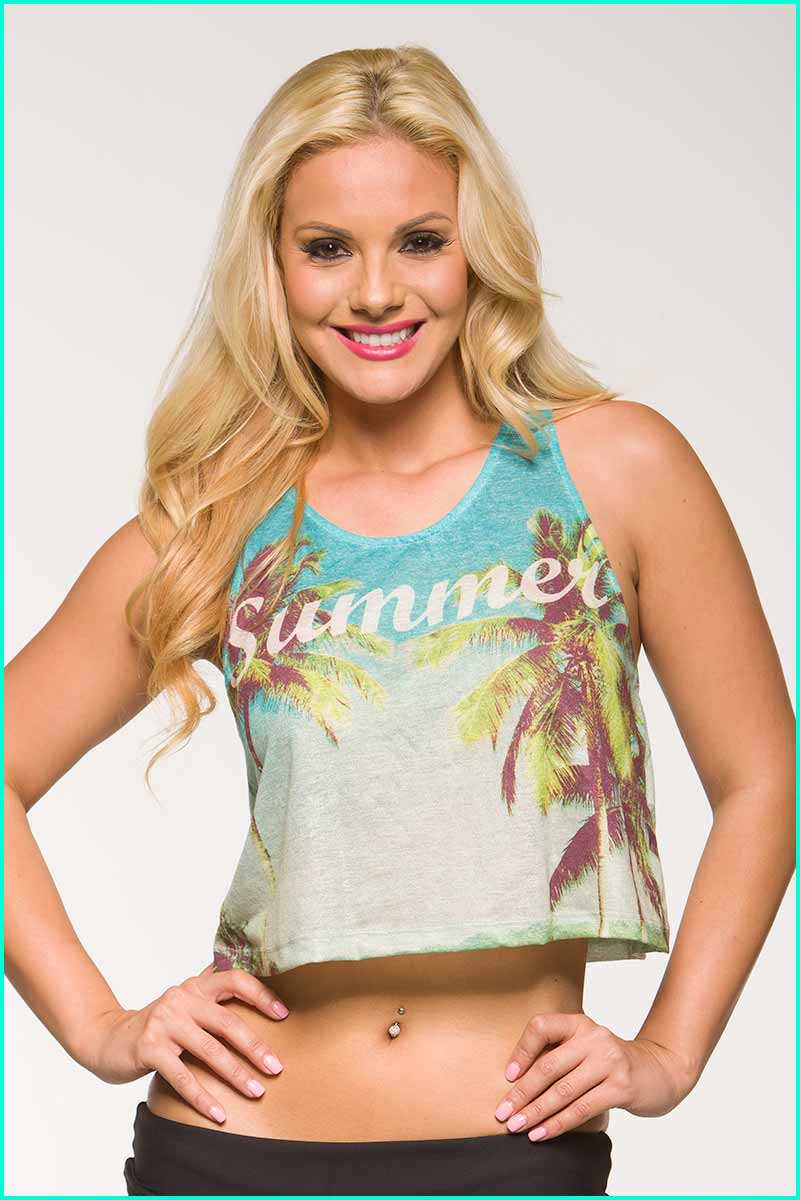 Alto Giro Summer Days Cropped Top