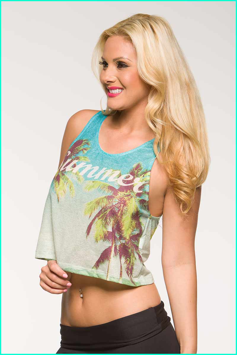 Alto Giro Summer Days Cropped Top