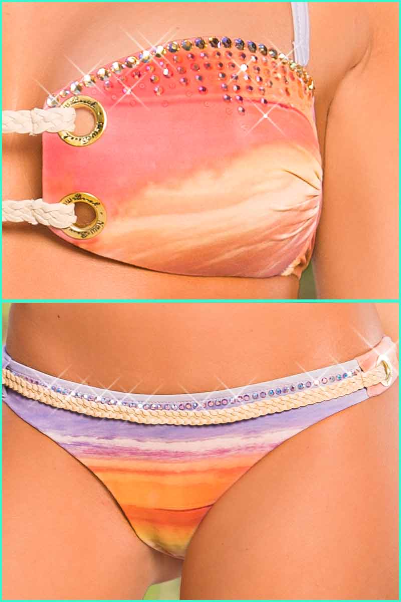 Alto Giro Sunset Swarovski Crystal Bikini