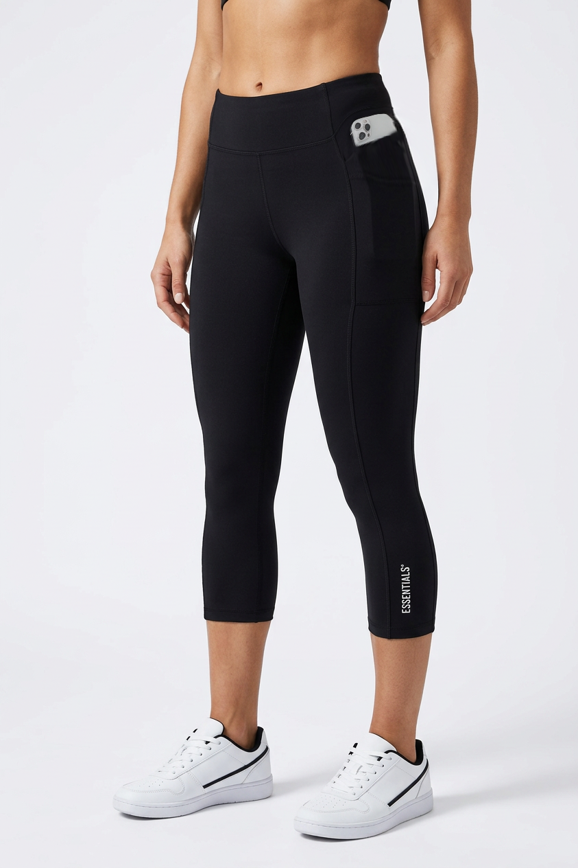 SuperHot Essential Black Capri