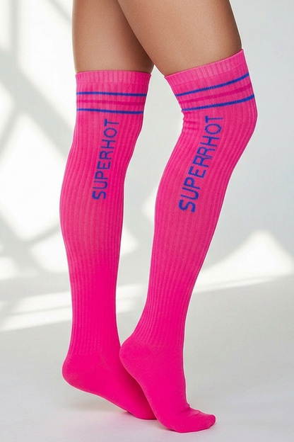 SuperHot In The Pink Socks