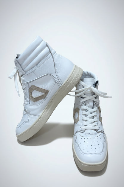 Smidt White High Top Shoe