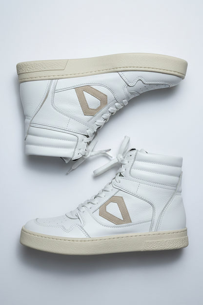 Smidt White High Top Shoe