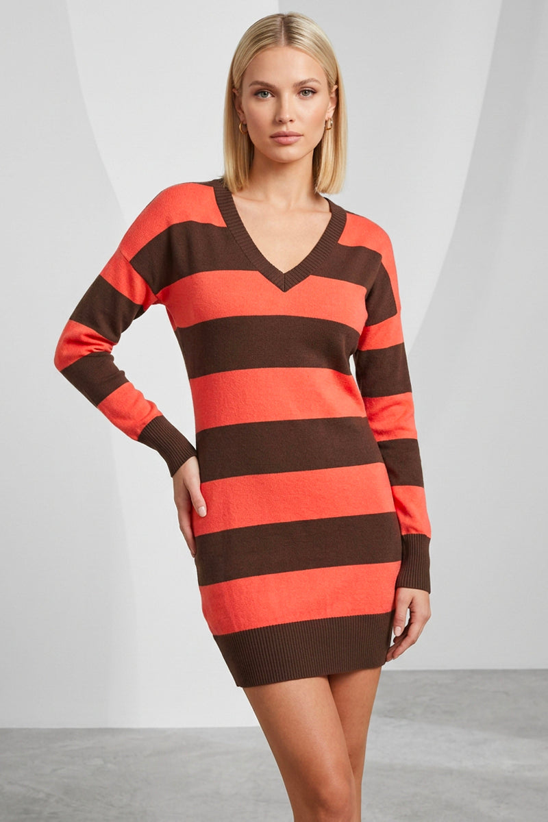 Morena Rosa Rugby Striped Dress