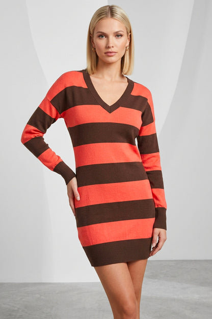Morena Rosa Rugby Striped Dress