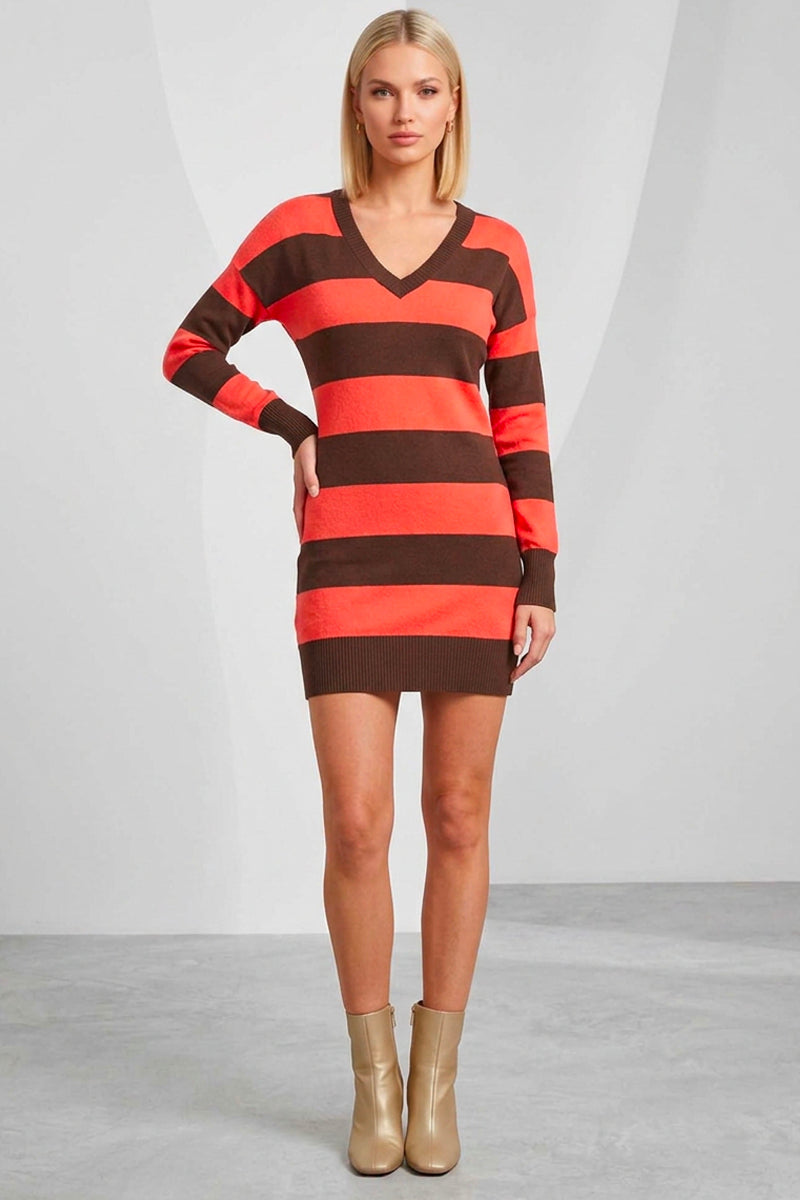 Morena Rosa Rugby Striped Dress