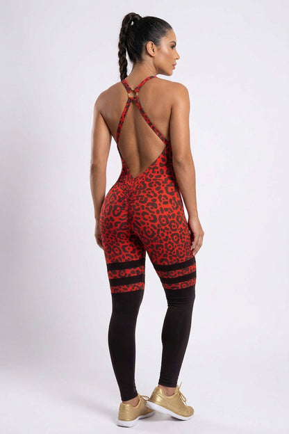 Body Brazil Fire Leopard Jumpsuit
