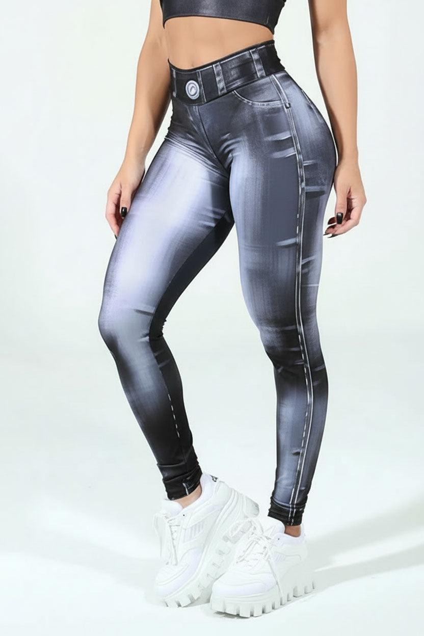 Dyna Brazil Black Jean Body Paint Legging