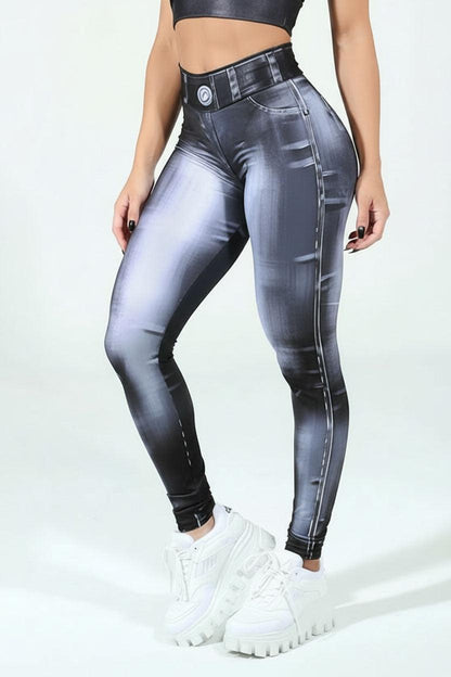 Dyna Brazil Black Jean Body Paint Legging