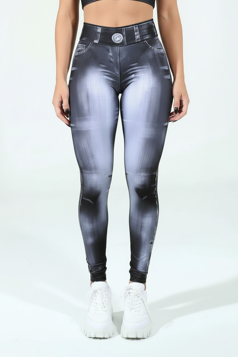 Dyna Brazil Black Jean Body Paint Legging