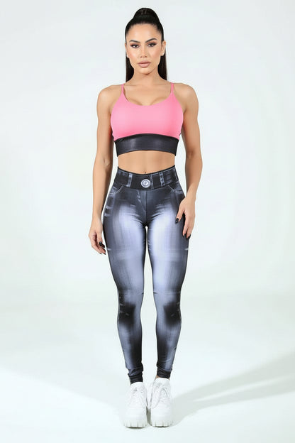 Dyna Brazil Black Jean Body Paint Legging