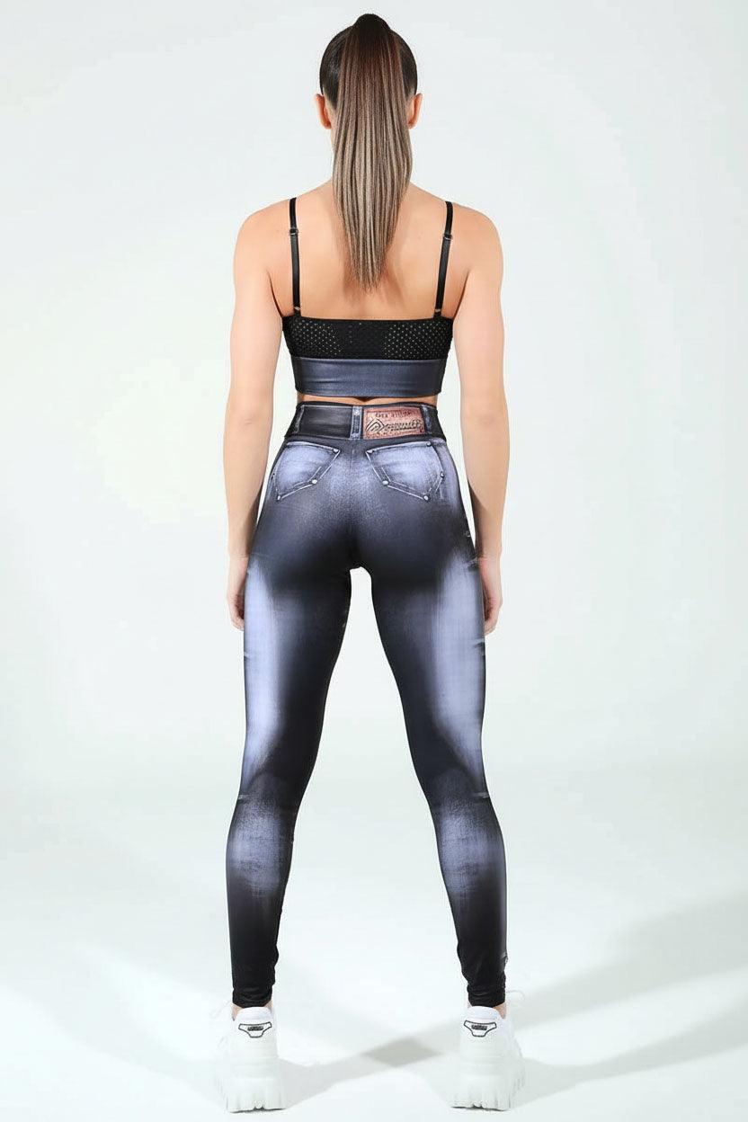 Dyna Brazil Black Jean Body Paint Legging
