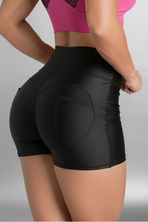 Dyna Brazil Push Up Black Shorts