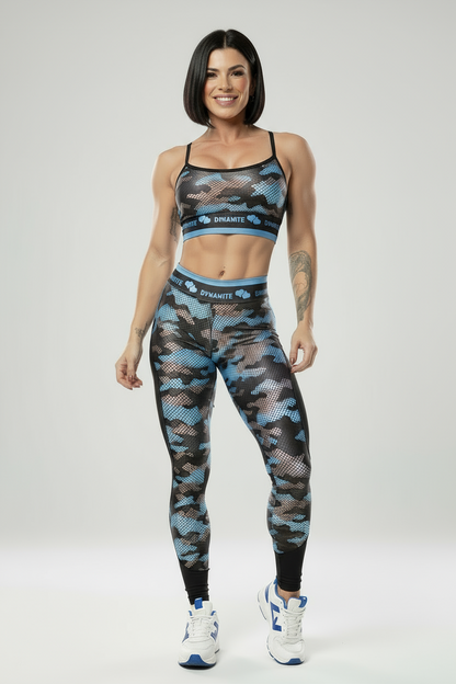 Dyna Brazil Blue Camo Legging