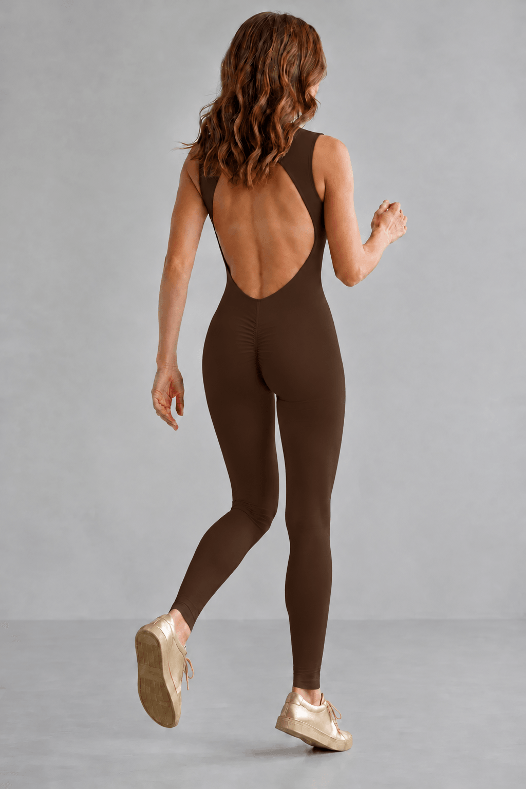 Body Brazil Chocolate Scrunch Booty Jumpsuit