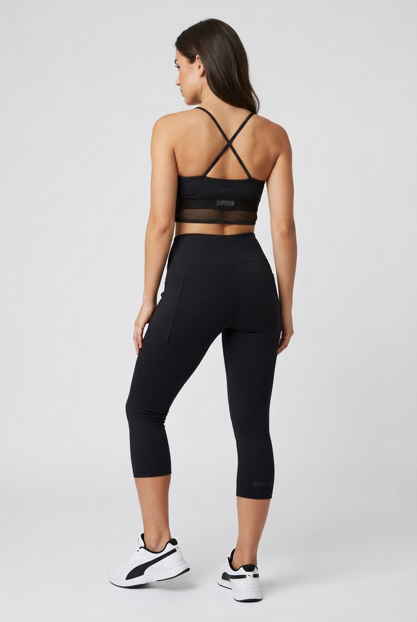 Superhot Mesh &amp; Shine Bra