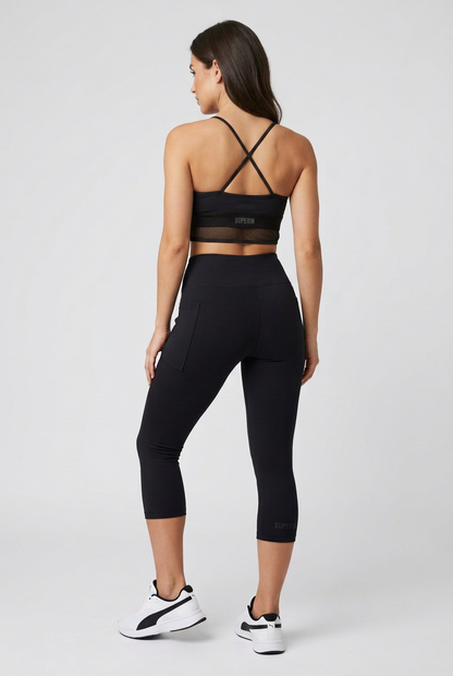 Superhot Mesh &amp; Shine Bra