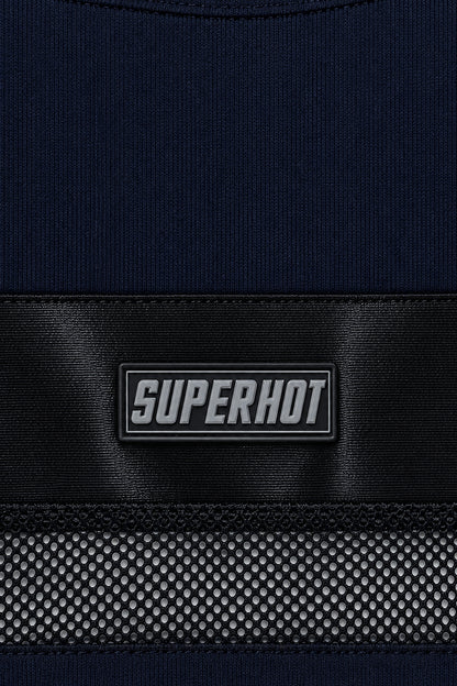 Superhot Mesh &amp; Shine Bra