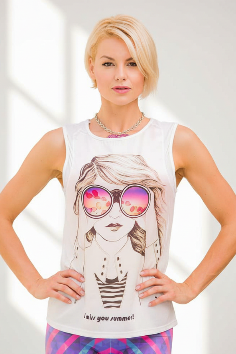 Alto Giro I Miss You Summer Tank