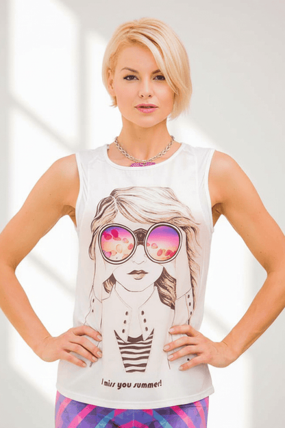 Alto Giro I Miss You Summer Tank