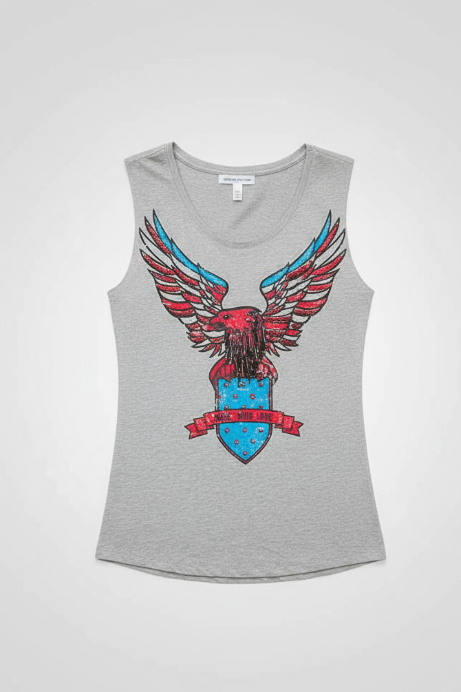 Alto Giro Made With LOVE Embellished Tank