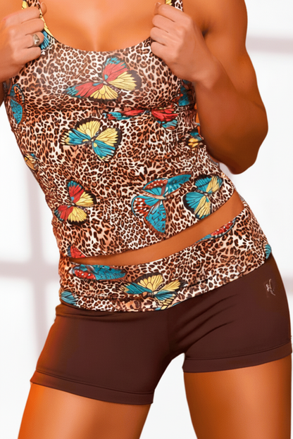 Body Brazil Leopard Butterfly Shorts [3 Colors]
