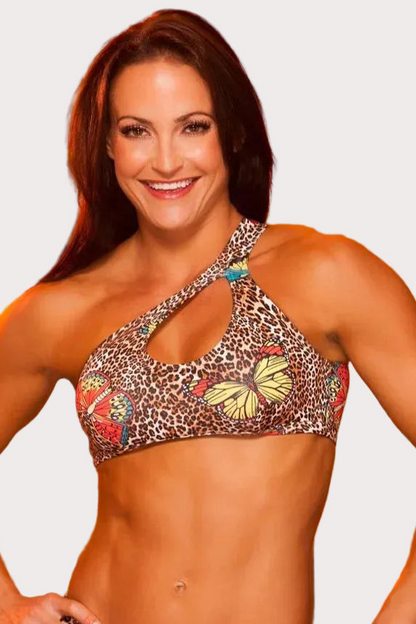 Body Brazil Leopard Butterfly Tear Drop Bra