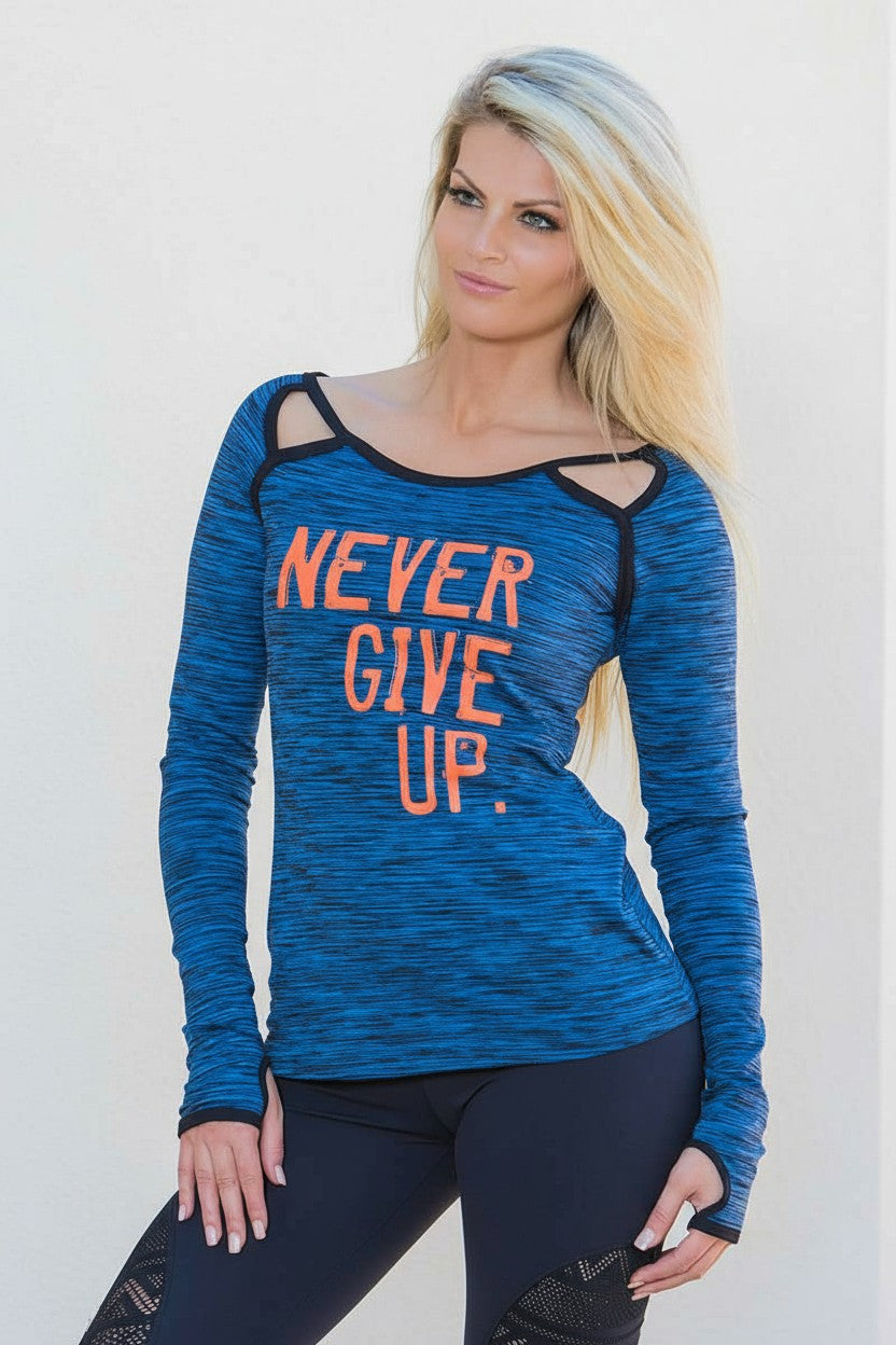 Alto Giro Never Give Up Blue Top