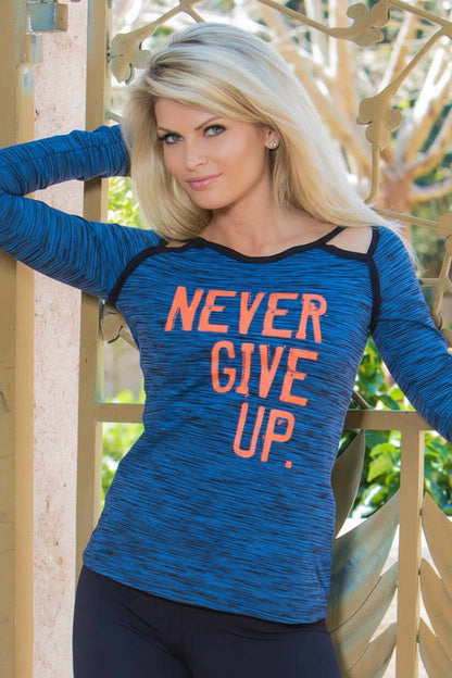 Alto Giro Never Give Up Blue Top