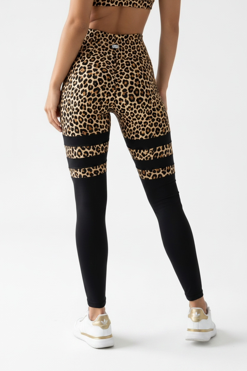 Body Brazil Gold Leopard Legging