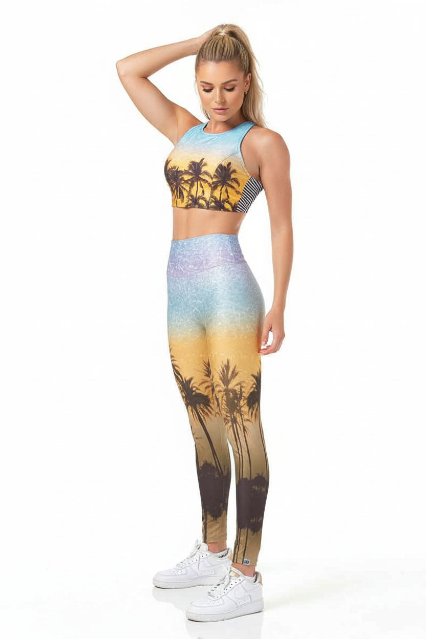 Alto Giro Palm Paradise Legging