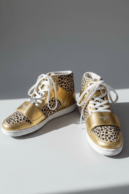 Creative Recreation Leopard High Top Sneakers