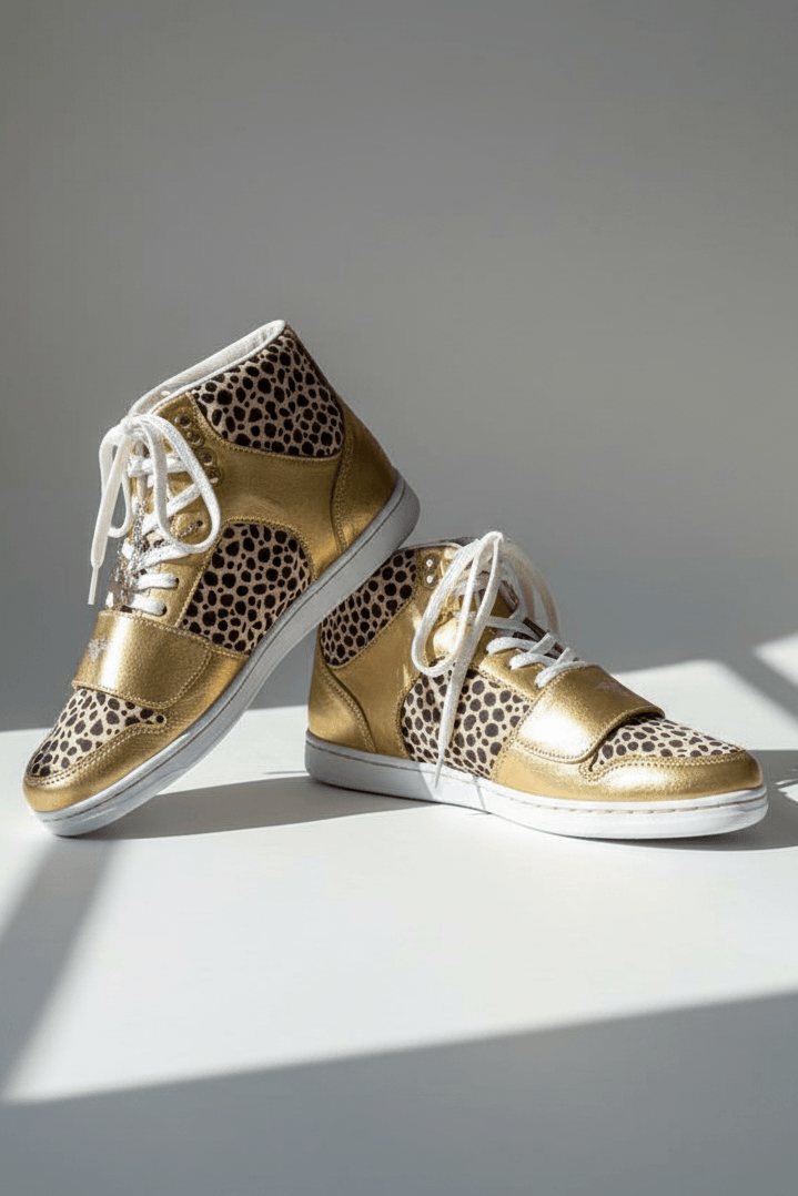 Creative Recreation Leopard High Top Sneakers