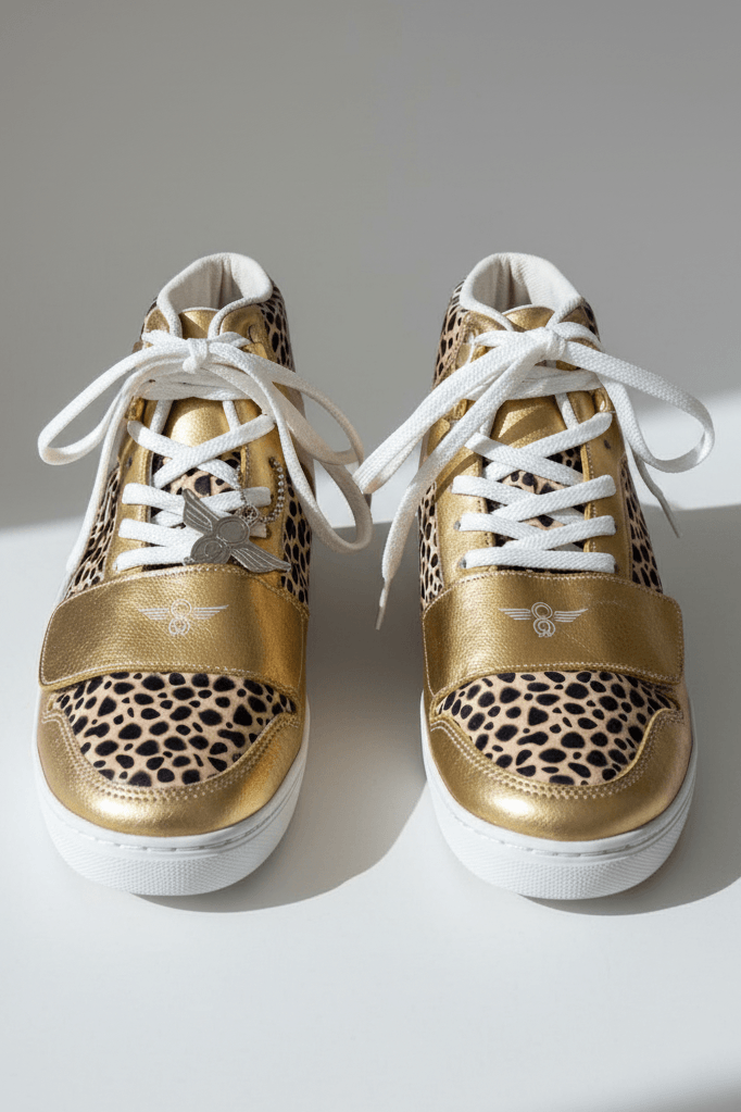 Creative Recreation Leopard High Top Sneakers